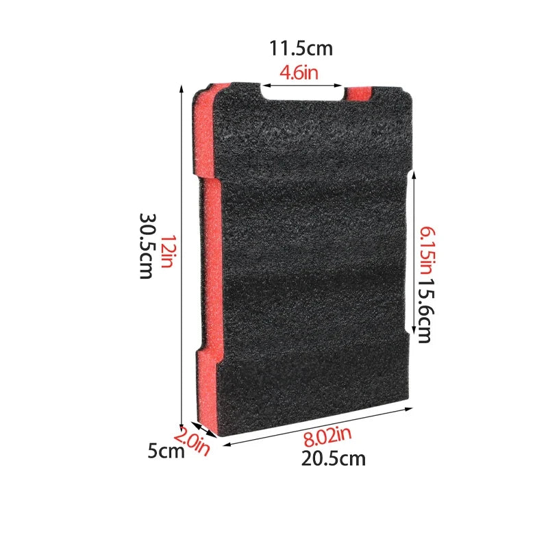Shockproof Foam Insert Fits for Milwaukee 48-22-8435 Packout Tool Box DIY Tools DIY Cut-to-Fit with Impact Protection