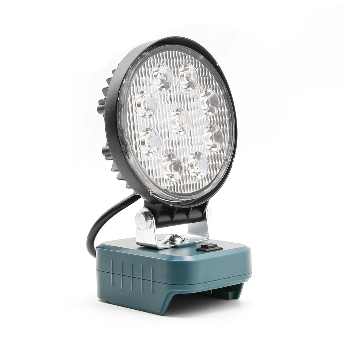 9 LED Portable Work Light Tool Lamp Suitable for Bosch/Dewalt/Milwaukee/Makita 18V Li-On BATTERY