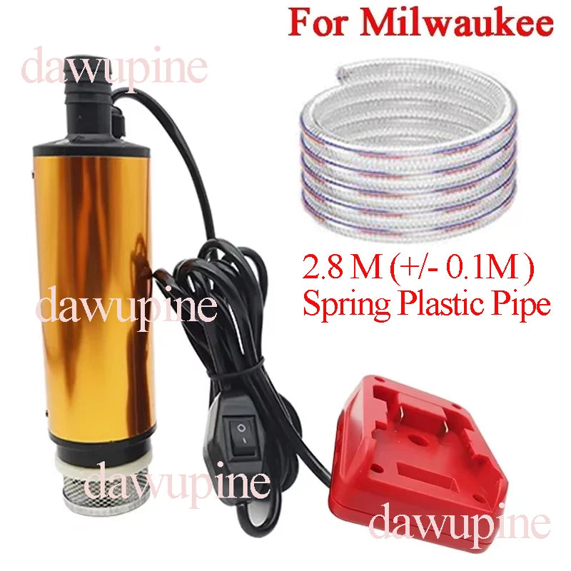 For Makita For Dewalt For Milwaukee For Bosch 18V Lithium Ion Battery Portable Suction Water Pump Oil Well Machine Drainage Pump