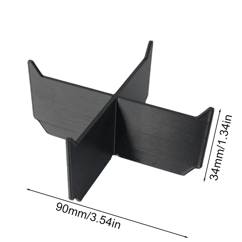 4-Compartment Cross Divider Compatible For Milwaukee Packout Slim Bin Tool Box Organizer Accessory