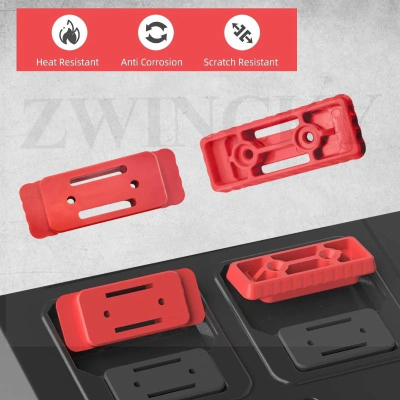 Mounting Feet For Packout -5/10 Pack,For Packout Accessories,Feet Mounting System,Red support legs for Milwaukee Packout