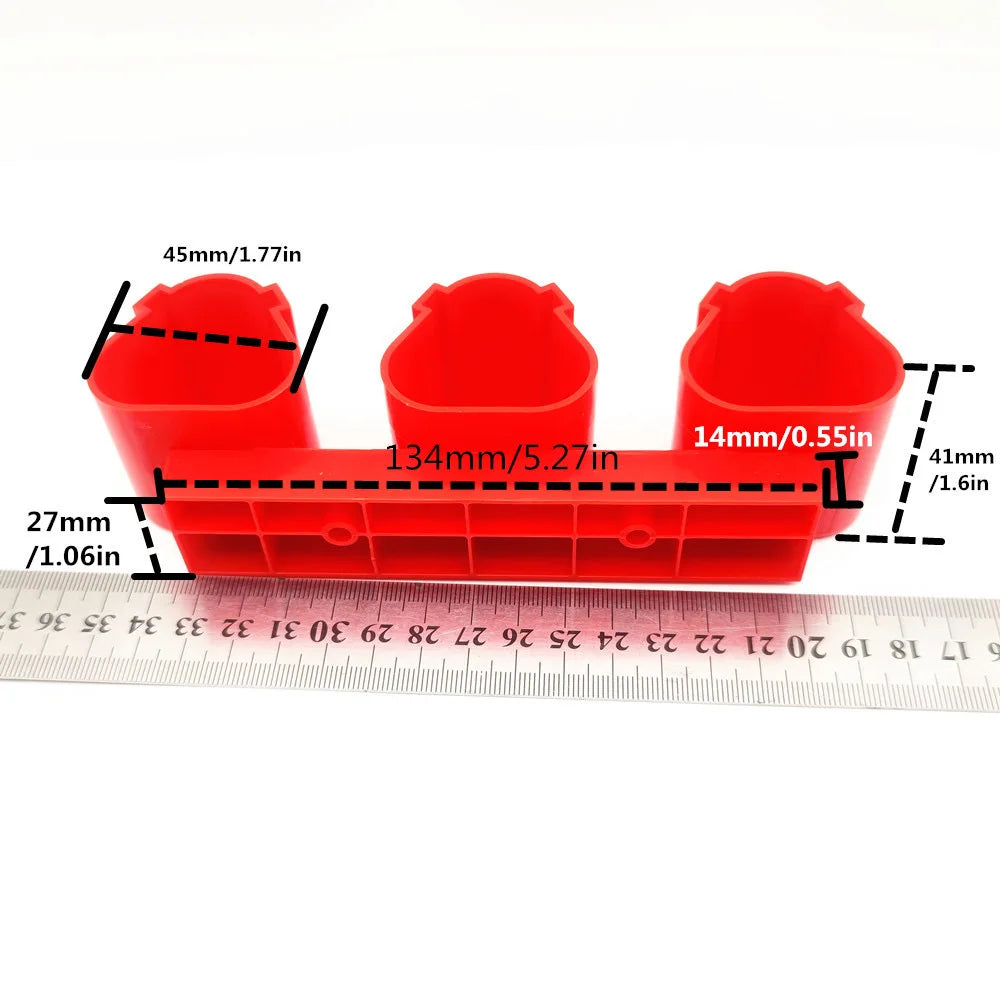Battery Holders for Milwaukee M12 Battery Tool Storage Holders with Battery Slots Wall Mount Bosch 12V Battery Storage Rack
