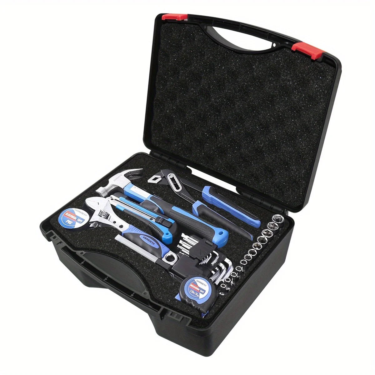 1PC Portable Multifunction Hardware Tool Box – Lightweight Plastic Storage Case for Instruments,Outdoor & Indoor Use