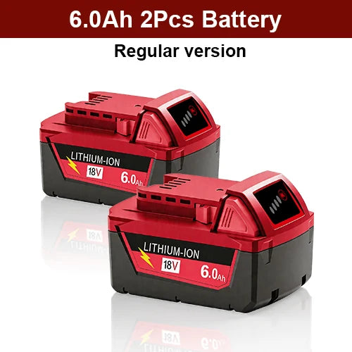 For Milwaukee M18 12.0Ah Battery XC 12000mAh Replacement for 48-11-1860 M18B5 18V Li-ion Cordless Power Tool High Capacity18650