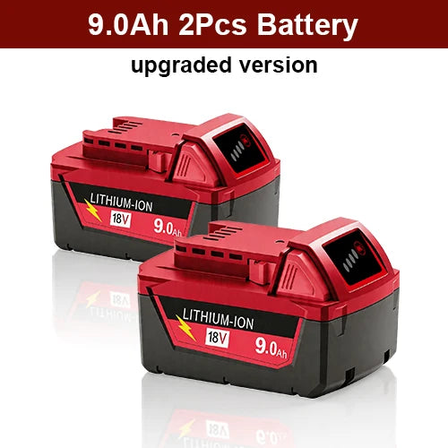 For Milwaukee M18 12.0Ah Battery XC 12000mAh Replacement for 48-11-1860 M18B5 18V Li-ion Cordless Power Tool High Capacity18650
