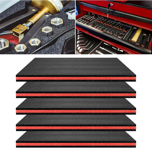 2/4pcs EPE Toolbox Foam for Organization and Shock-Absorbing Protection, Cuttable Polyurethane Insert Sheet for Storage Tool