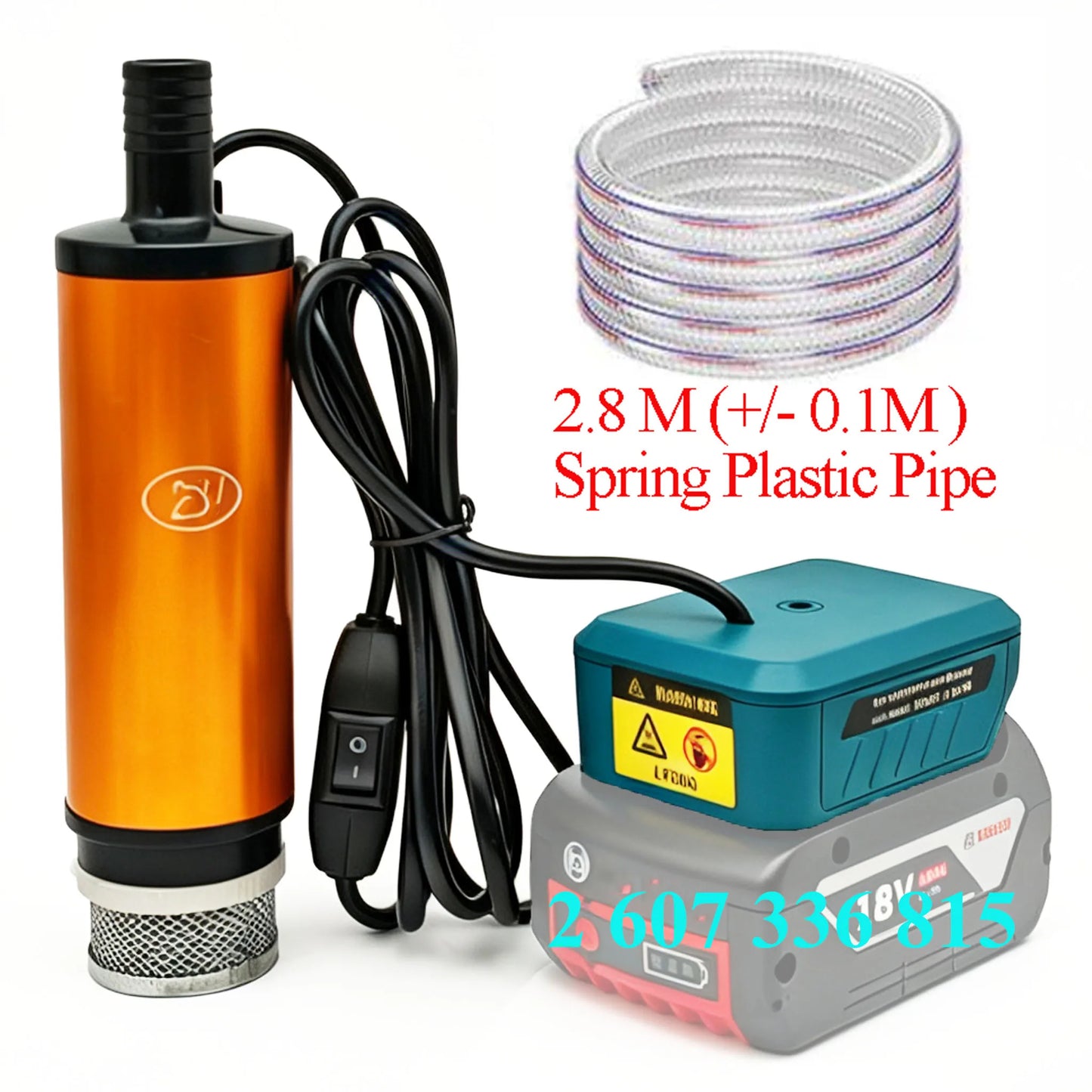For Makita For Dewalt For Milwaukee For Bosch 18V Lithium Ion Battery Portable Suction Water Pump Oil Well Machine Drainage Pump