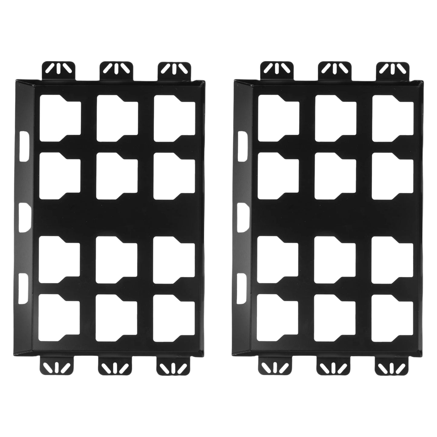 2 Pack Toolbox Mounting Plates Compatible for Milwaukee Packout , 100 Lbs, Metal Full Plates for Tool Storage and Organization