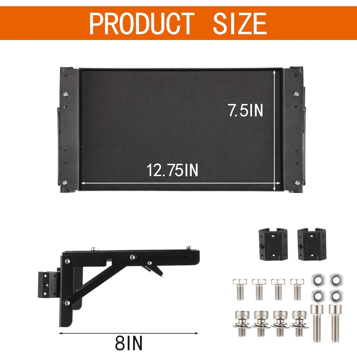 Folding Magnetic Table Compatible with Milwaukee Packout Toolbox