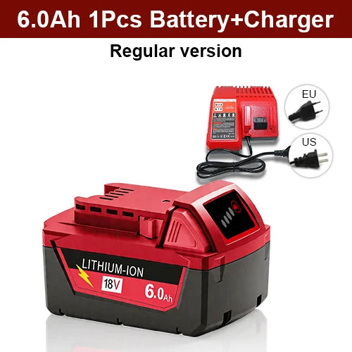 For Milwaukee M18 12.0Ah Battery XC 12000mAh Replacement for 48-11-1860 M18B5 18V Li-ion Cordless Power Tool High Capacity18650