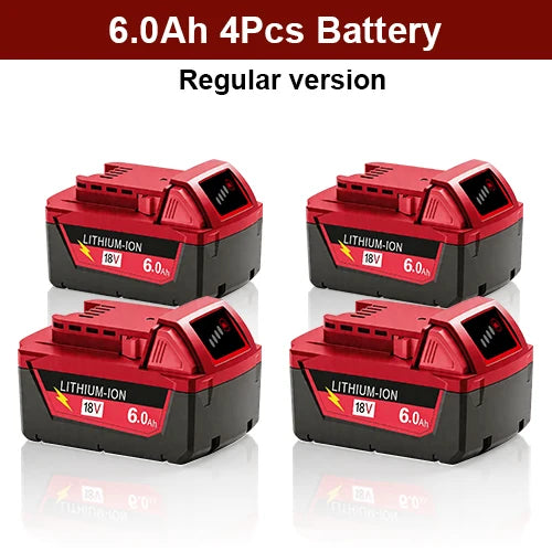 For Milwaukee M18 12.0Ah Battery XC 12000mAh Replacement for 48-11-1860 M18B5 18V Li-ion Cordless Power Tool High Capacity18650