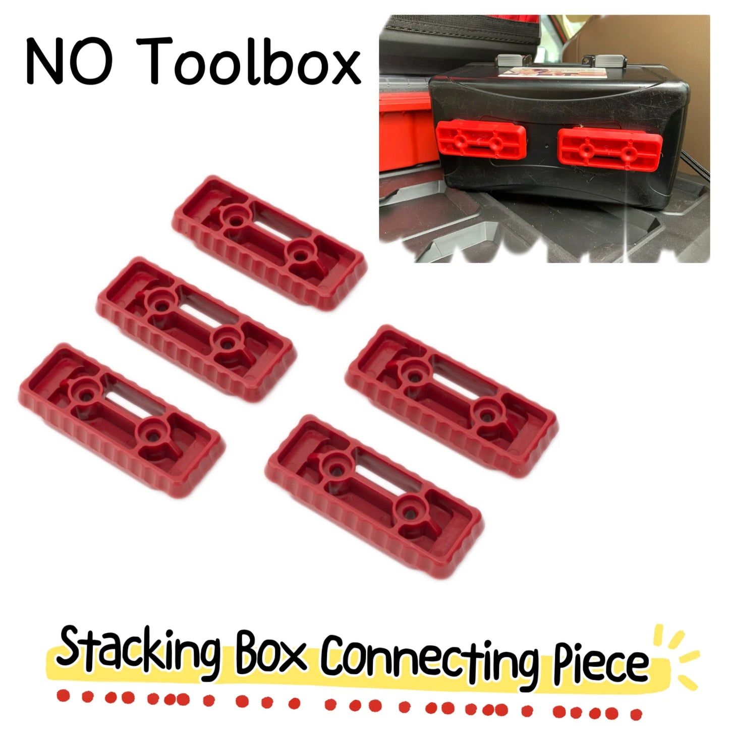 For Milwaukee Series Tool Box 8-PCS Mounting Feet Box-packaging Tool Box Portable Tool Accessories（NO Battery）