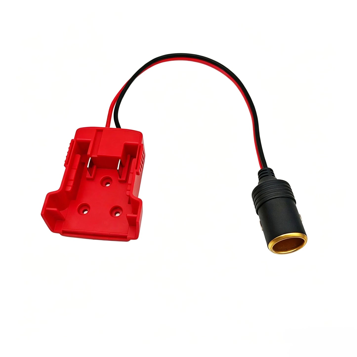 Tool Parts For Milwaukee Lithium Battery External Power Supply Mount DIY Connector Adapter Dock Holder Wire For M18 Car Lighter