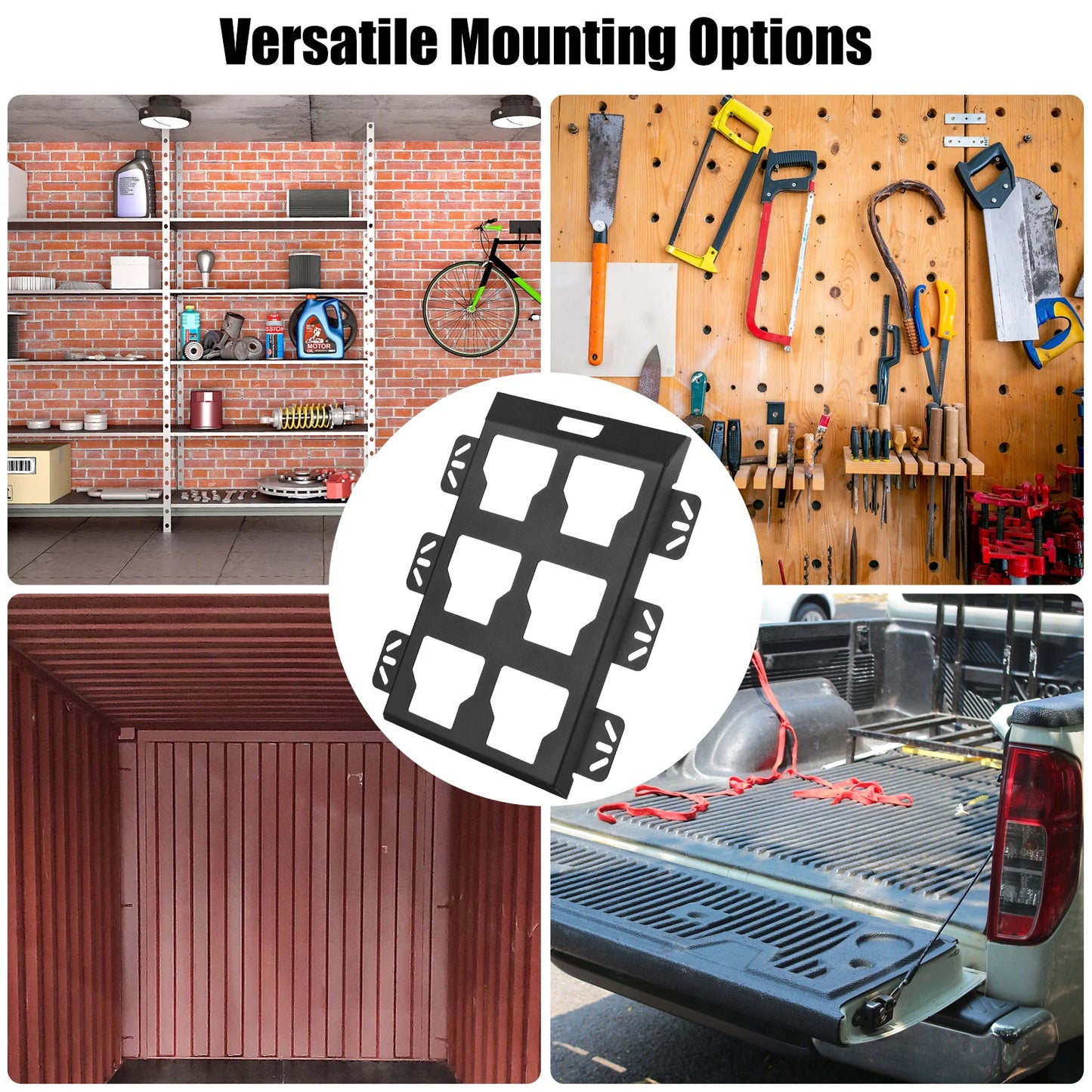 Mounting Plate Half Plate Replacement for Milwaukee Packout Toolboxes 50Lbs Wall Mount Organizer Storage and Organization System