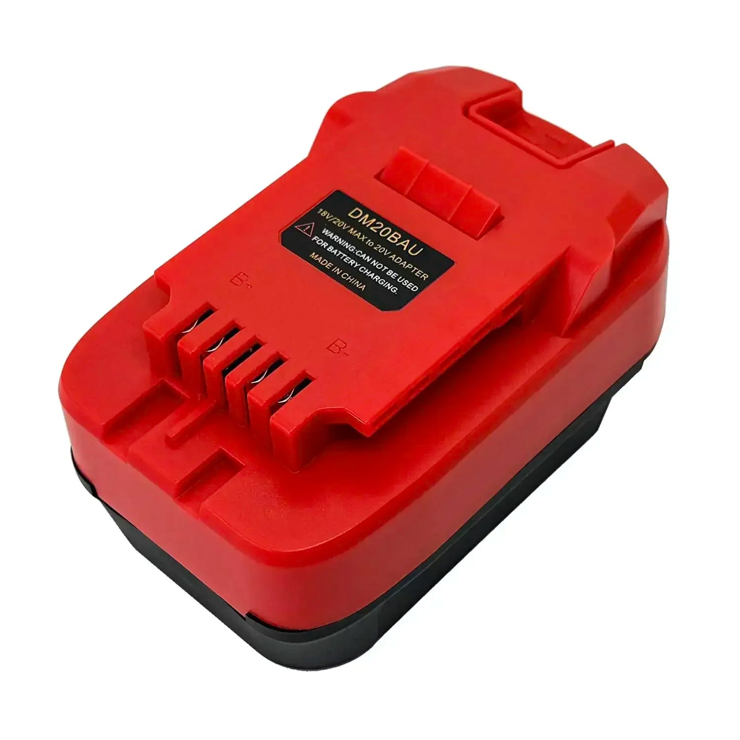 Battery Adapter Converter DM20BAU for Bauer 20V Cordless Tools for DeWalt 20V MAX and Milwaukee 18V M18 Lithium-ion Battery