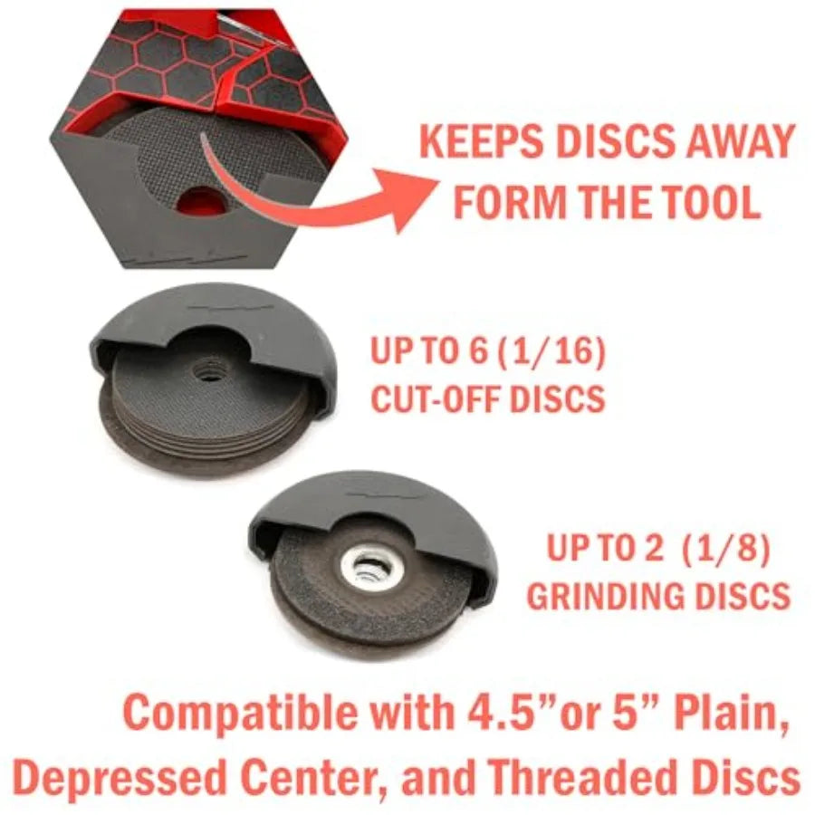 Packout Compact Tool Organizer for Milwaukee 2880-20 M18 FUEL Braking Grinder or 2686-20 M18 Brushless Cut-Off Grinder with Sto