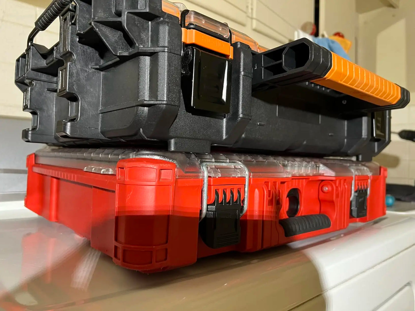 For Milwaukee Series Tool Box 8-PCS Mounting Feet Box-packaging Tool Box Portable Tool Accessories（NO Battery）