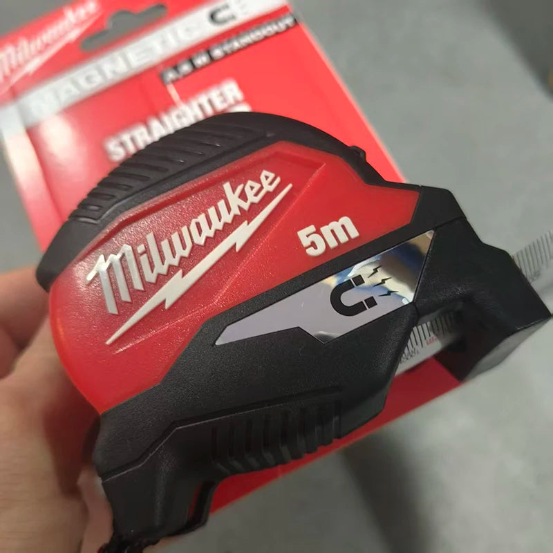 Milwaukee 4932498768A Tape Measure 5m Magnetic Heavy Duty Compact Measuring Tape With Belt Clip