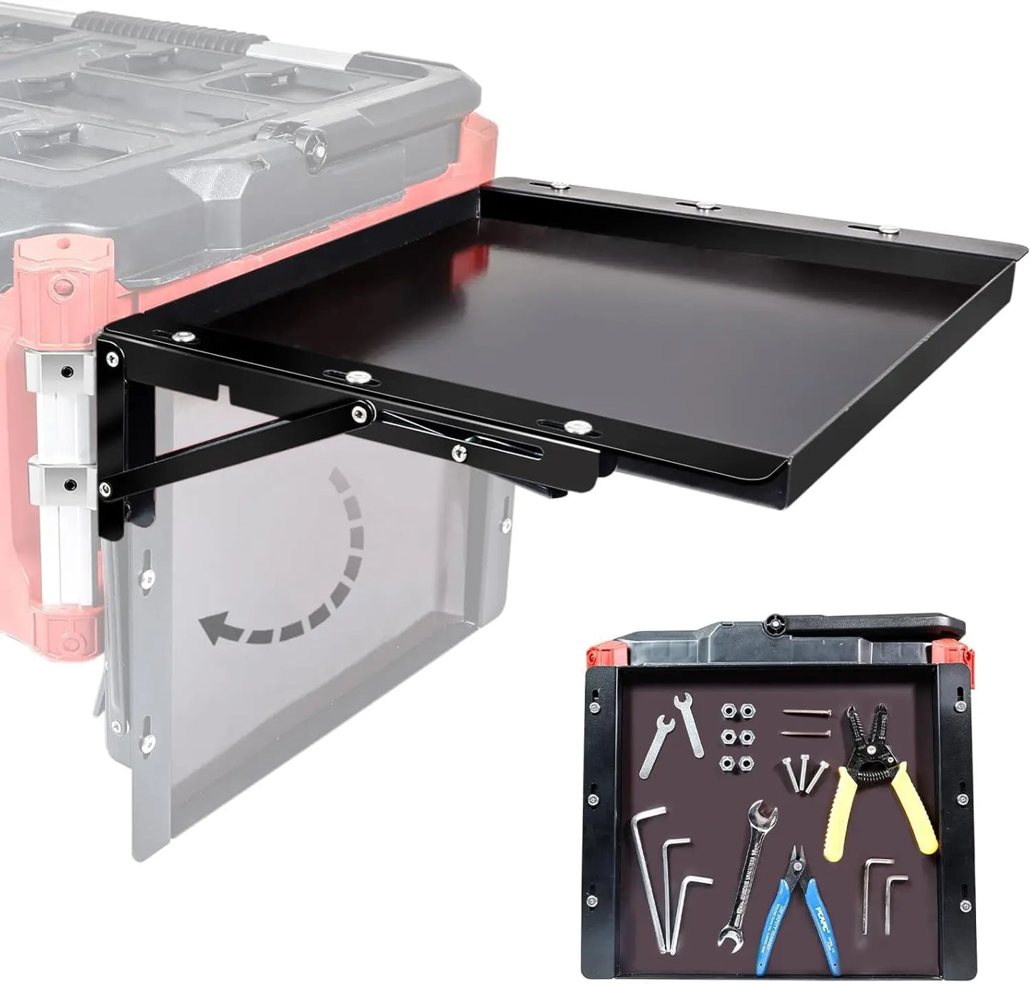 Magnetic Folding Table Top Kit Compatible with Milwaukee Packout, No Drilling