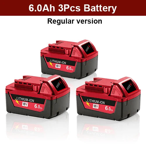 For Milwaukee M18 12.0Ah Battery XC 12000mAh Replacement for 48-11-1860 M18B5 18V Li-ion Cordless Power Tool High Capacity18650