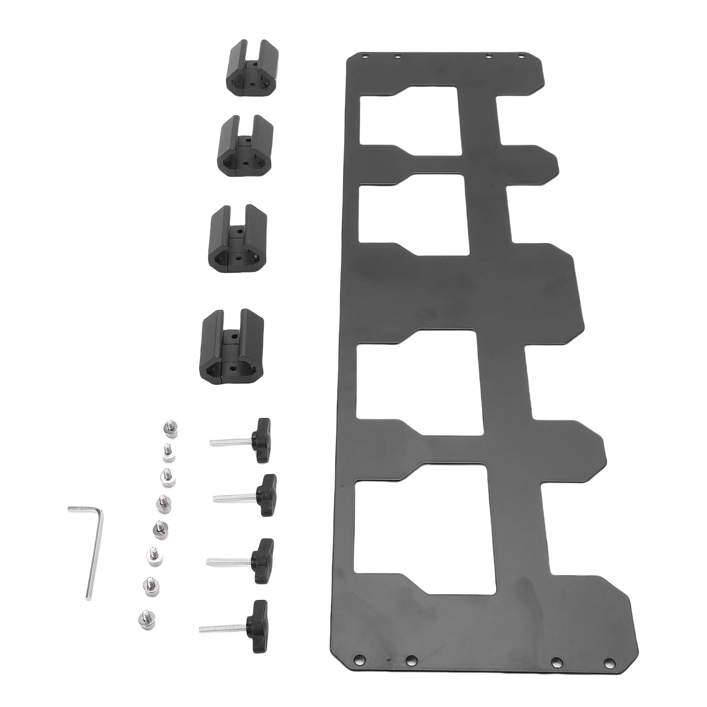 Toolbox Mounting Plate Fit for Milwaukee Packout Toolbox Front Organizer Storage Bracket for Crate Half Full Width Storage Case