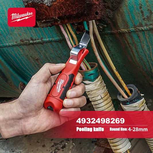 Milwaukee Peeling knife, wire stripper, peeling tool, electrician tool, cable stripping knife, manual tool accessories4932498269