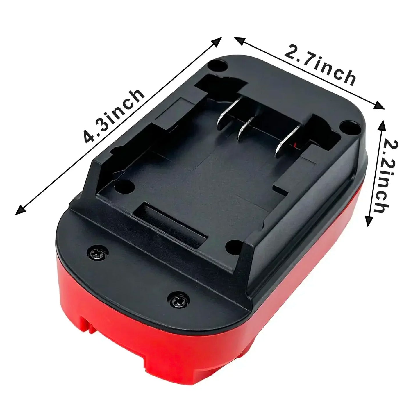 Battery Adapter Converter DM20BAU for Bauer 20V Cordless Tools for DeWalt 20V MAX and Milwaukee 18V M18 Lithium-ion Battery
