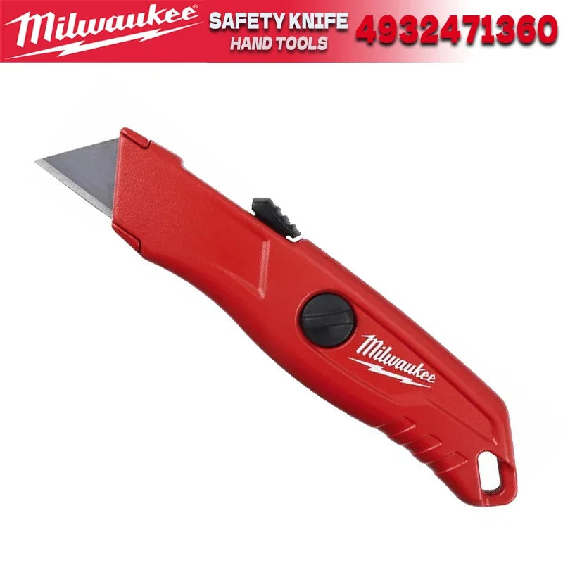 Milwaukee Rounded corner safety knife, automatic retractable pocket knife, art knife tool accessories 4932471360/48-22-1512