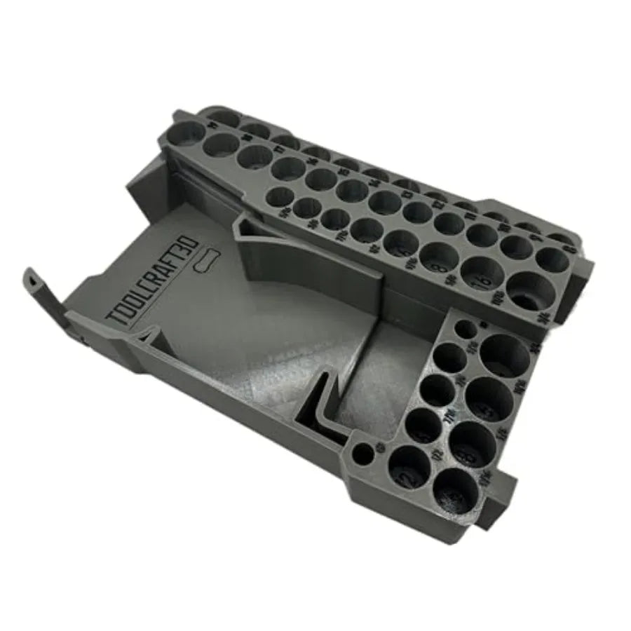 ToolCraft3d Design 3d Printed Insert Designed for Milwaukee Packout Organizer and GEN2 M12 Stubby 3/8" Impact Fits Boot Insert