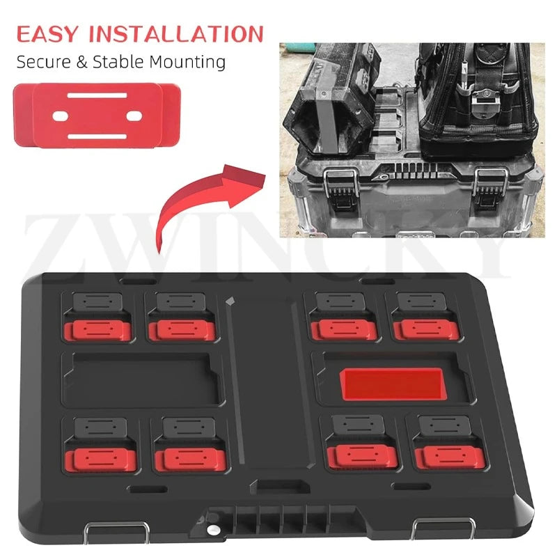 Mounting Feet For Packout -5/10 Pack,For Packout Accessories,Feet Mounting System,Red support legs for Milwaukee Packout