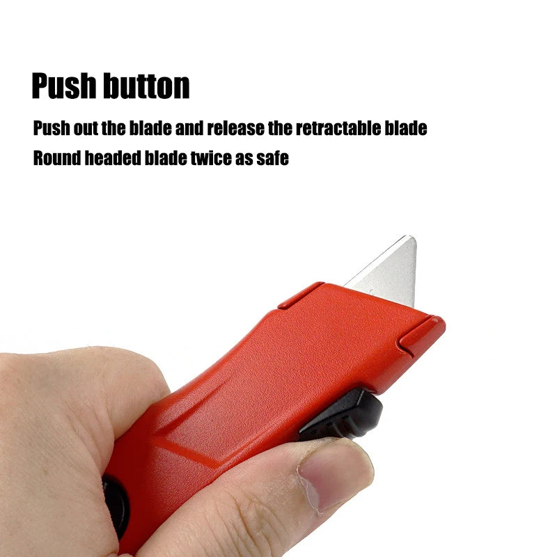 Milwaukee Rounded corner safety knife, automatic retractable pocket knife, art knife tool accessories 4932471360/48-22-1512