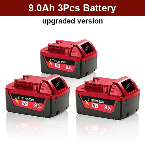 For Milwaukee M18 12.0Ah Battery XC 12000mAh Replacement for 48-11-1860 M18B5 18V Li-ion Cordless Power Tool High Capacity18650