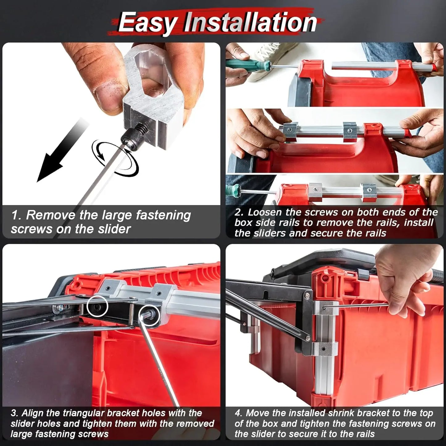 Magnetic Folding Table Top Kit Compatible with Milwaukee Packout, No Drilling