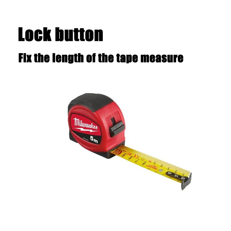 Milwaukee SLIMLINE 5m and 8m tape measures, manual tool measuring tool accessories tape measure 48-22-7706/48-22-7708