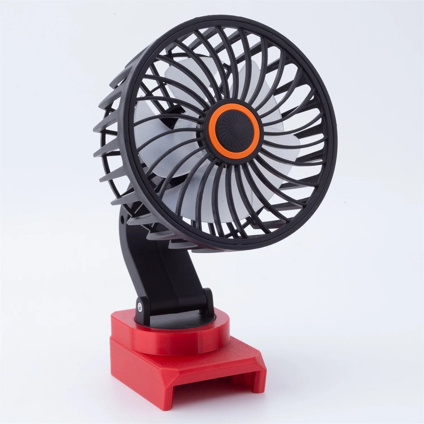 Suitable for Milwaukee 18/20V Lithium Battery Adapter Cordless Fan Portable Multi-angle Workshop on-site Fan Power Tool