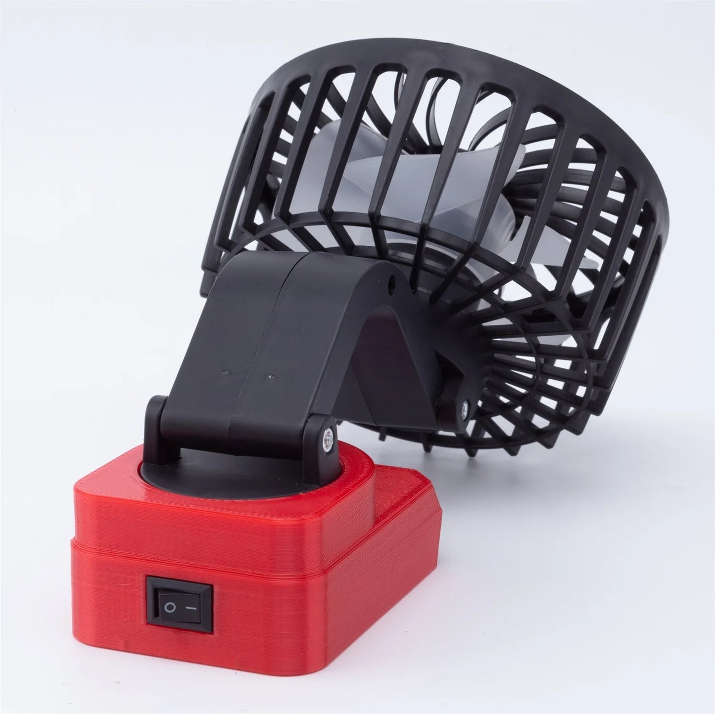 Suitable for Milwaukee 18/20V Lithium Battery Adapter Cordless Fan Portable Multi-angle Workshop on-site Fan Power Tool