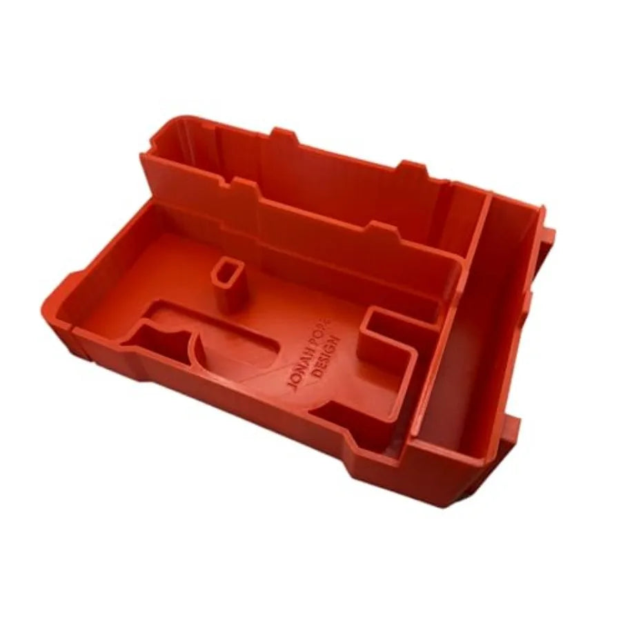 Jonah Pope Design 3D Printed Insert Designed for Milwaukee M12 Bandfile and Milwaukee Packout Organizer Insert Only