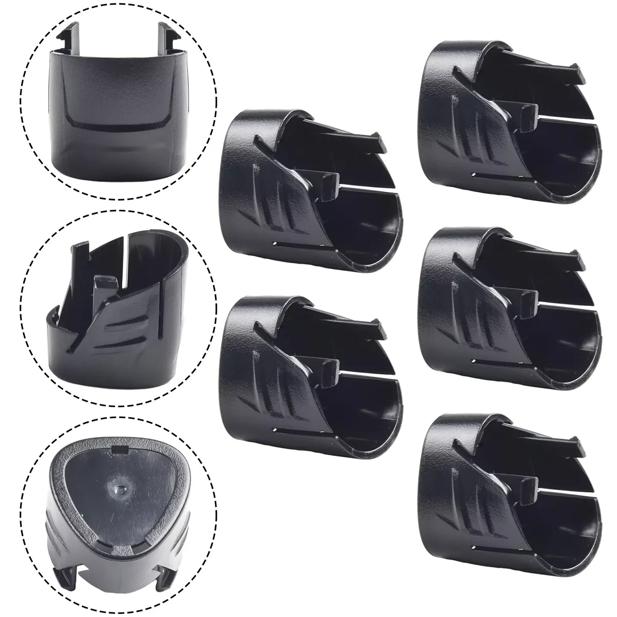 1/2/5/10Pc 12V Lithium Ion Battery Plastic Case Bottom Shell Box Part Fit For Milwaukee Li-ion 3 Cell Battery Holder Accessories