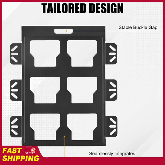 Mounting Plate Half Plate Replacement for Milwaukee Packout Toolboxes 50Lbs Wall Mount Organizer Storage and Organization System