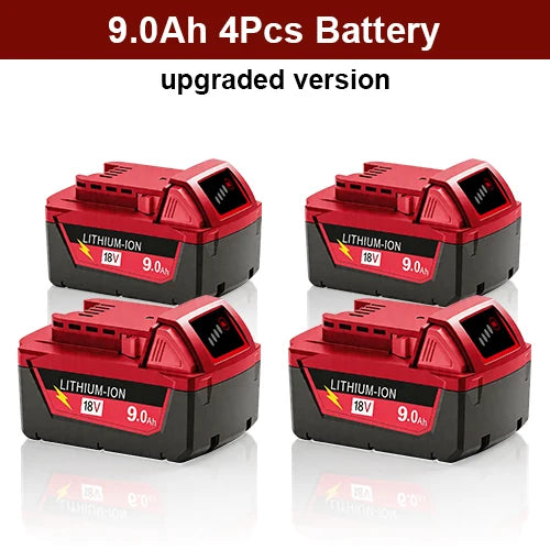 For Milwaukee M18 12.0Ah Battery XC 12000mAh Replacement for 48-11-1860 M18B5 18V Li-ion Cordless Power Tool High Capacity18650