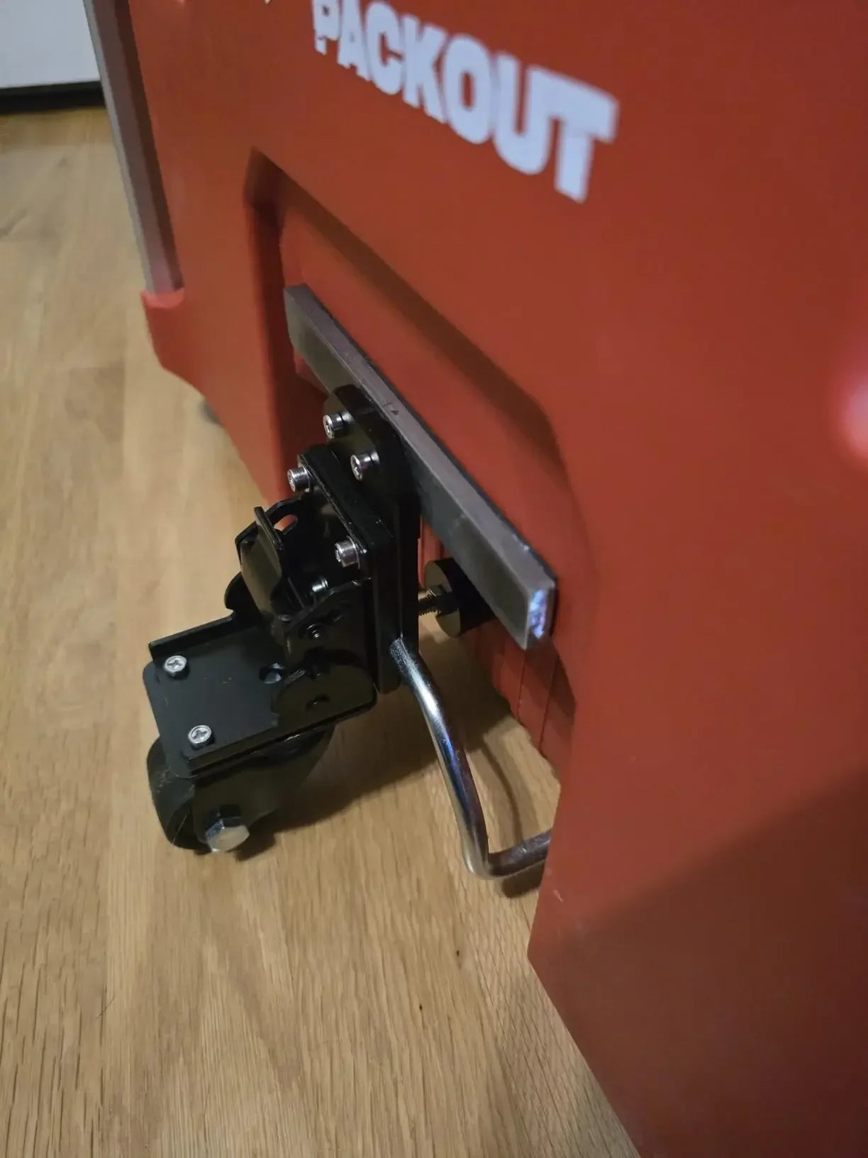 Suitable for Milwaukee Upgraded Steel Structure front Wheels, Packaging Caster kit Packout Rolling Tool Box-packaging Tool Box